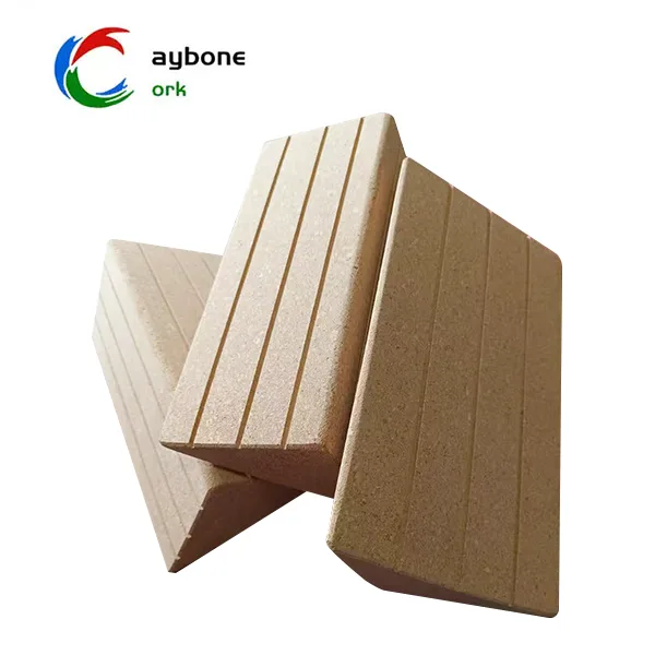 उच्च घनता कॉर्क त्रिकोणीय योग ब्लॉक